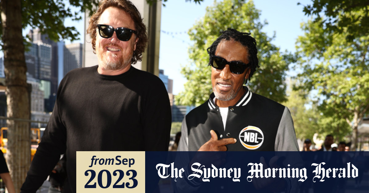 NBA Scottie Pippen, Luc Longley walk down memory lane as NBA legend visits Australia